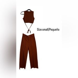 Size small cropped shorts dressy pants set. Bought from SHEIN